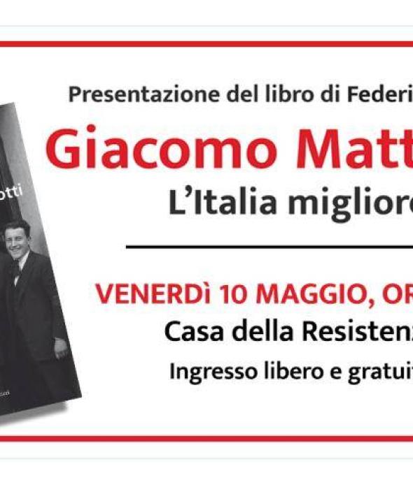 Giacomo Matteotti - presentazione libro 10 05 24